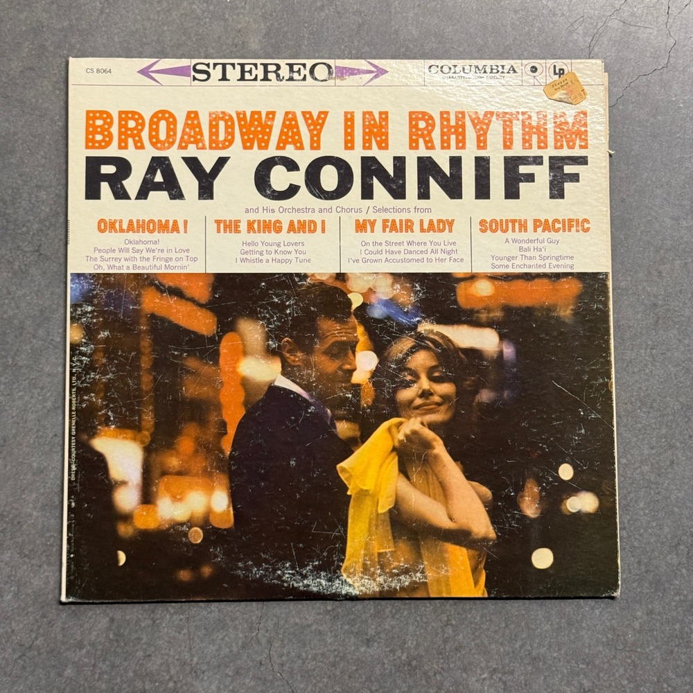 Ray Conniff Broadway In Rhythm Vinyl LP Columbia CS 8064 Stereo 33 RPM